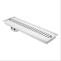 Vertical Shower Drain Channel (24 X 4 Inch) With Cockroach Trap (304 Grade)