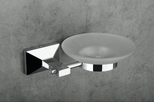 Daizy Stainless Steel (304 Grade) Soap Dish (Glass)
