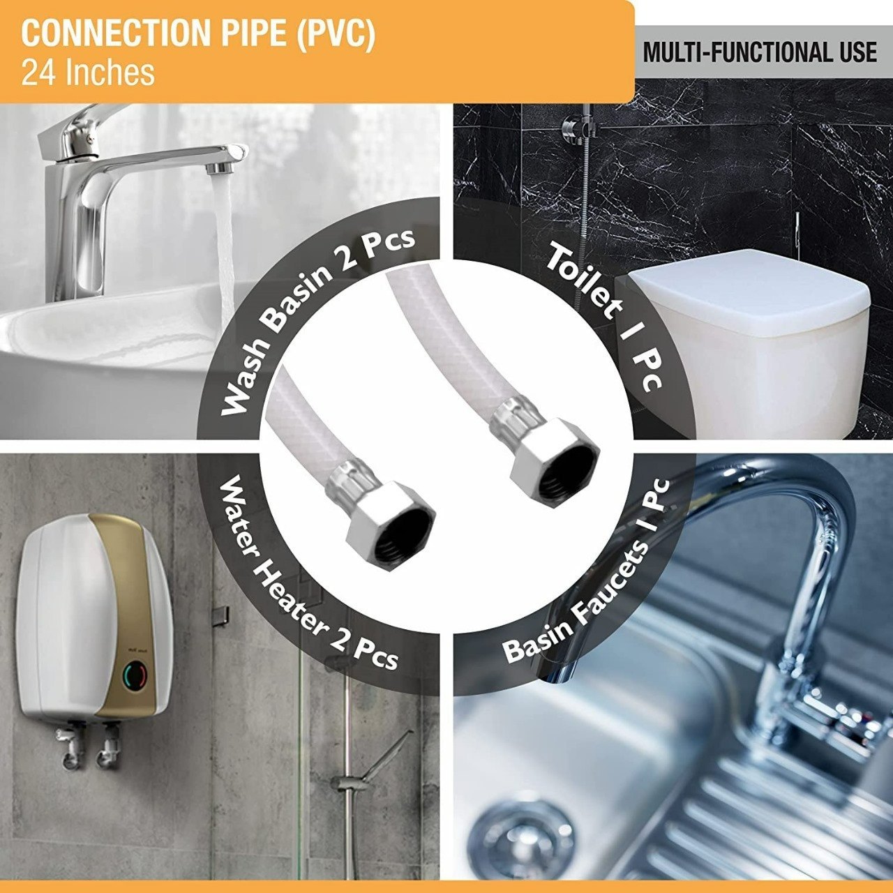 Geyser Connection Pipe PVC