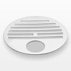 Classic Round Stainless Steel Floor Drain With Hole (3 Inches)