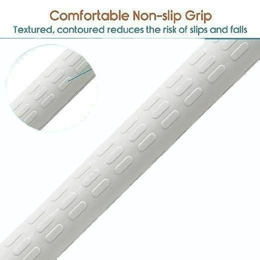 Handicap L - Shape Stainless Steel (Nylon) Grab Bar (24x18 Inches)