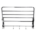 Dual Foldable Stainless Steel Towel Rack (24 Inches)