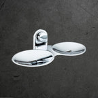 Double Redlay Gehri Brass Soap Dish