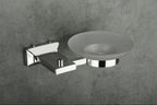 Supreme Stainless Steel (304 Grade) Soap Dish (Glass)