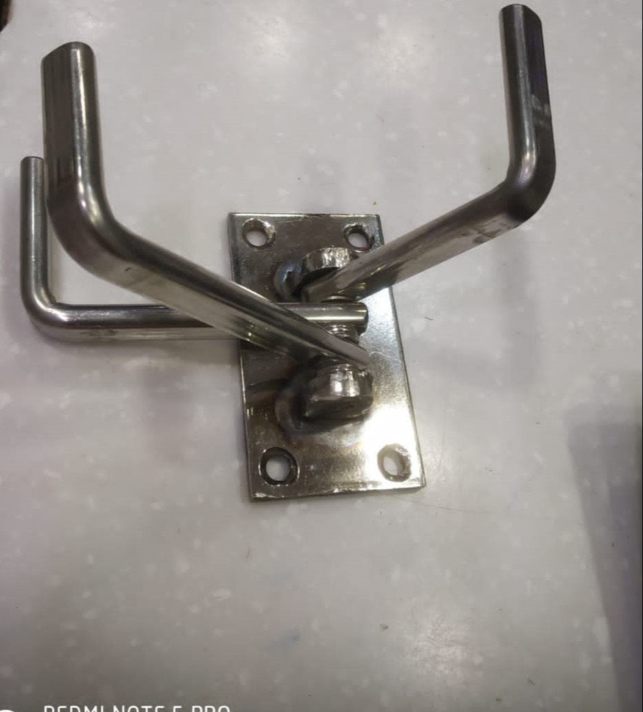 Swivel Square Stainless Steel Robe Hook