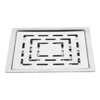 Diamond Square 304-Grade Floor Drain (5x5 Inches)