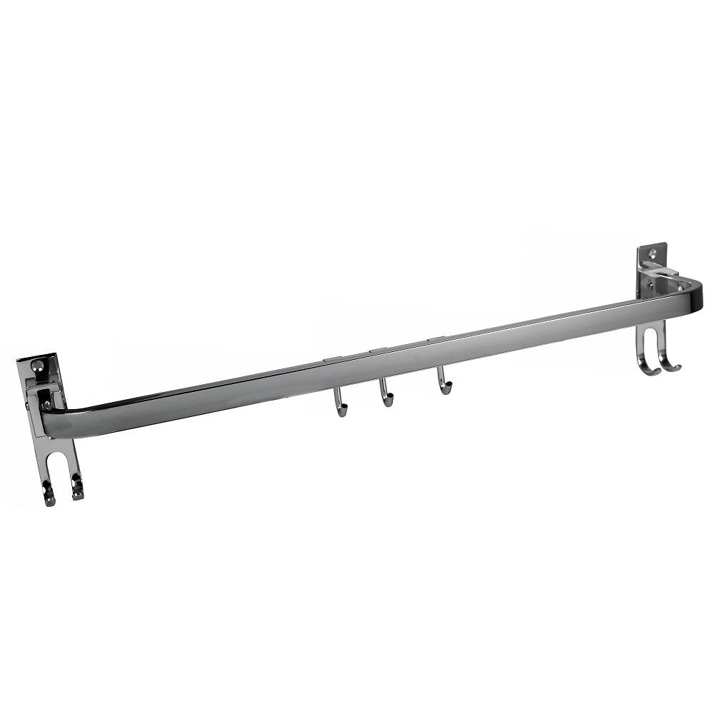 Folding Stainless Steel (24 Inches) Towel Rod