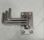Swivel Square Stainless Steel Robe Hook