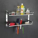 Five In One Stainless Steel Double Layer Shelf