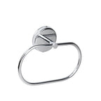 Round Concealed Stainless Steel (Oval) Towel Ring