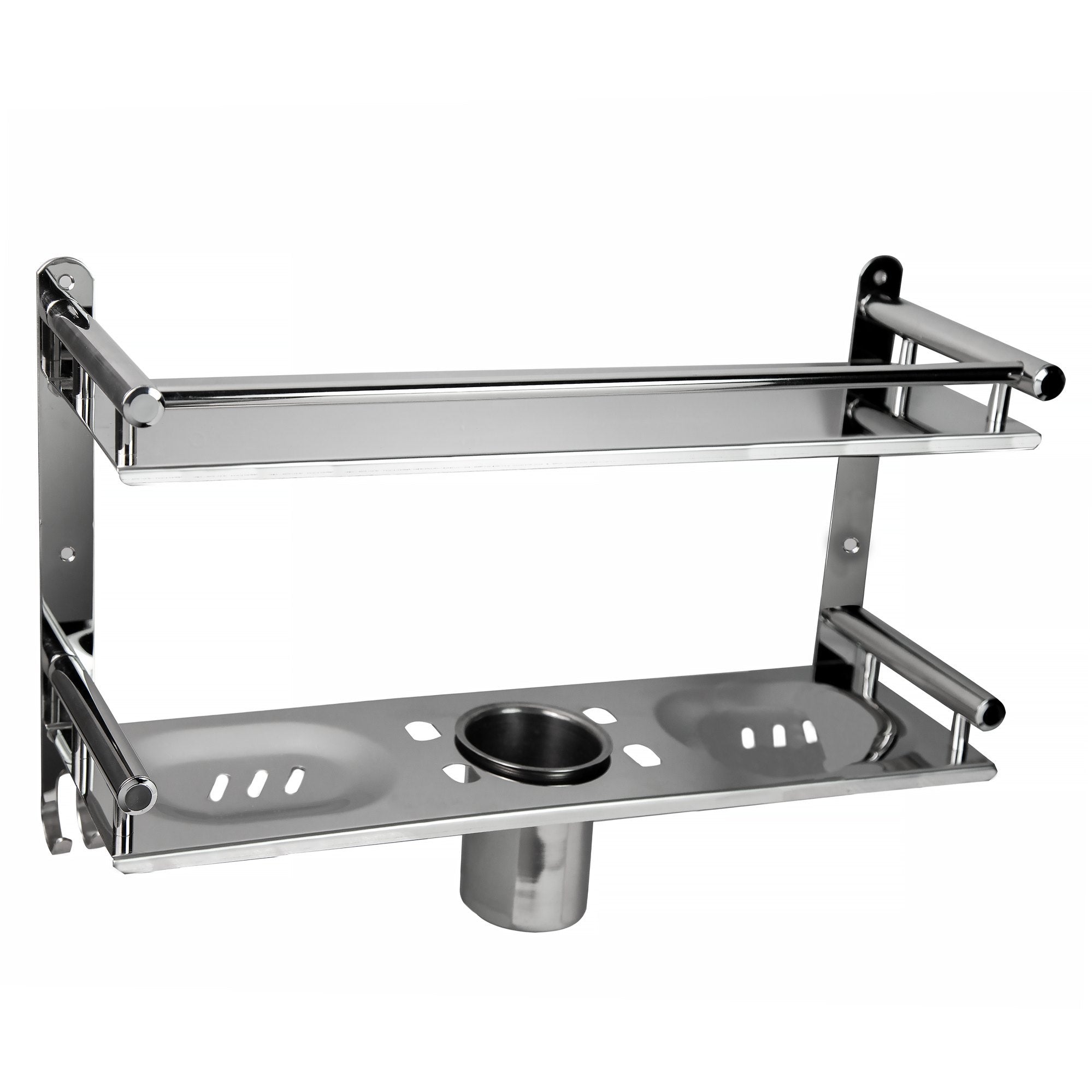 Five In One Stainless Steel Double Layer Shelf