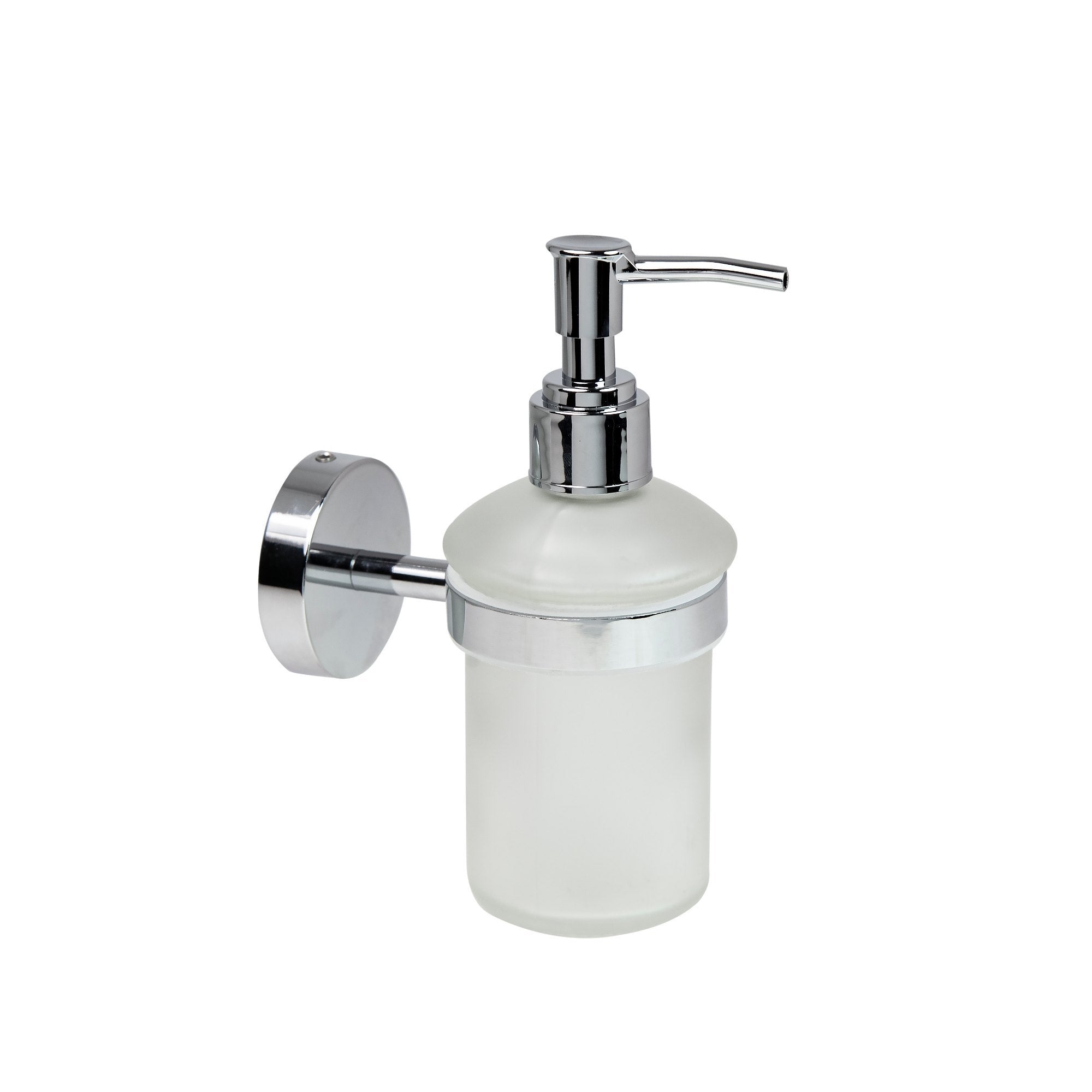 Round Stainless Steel (250mL) Liquid Soap Dispenser (Glass)