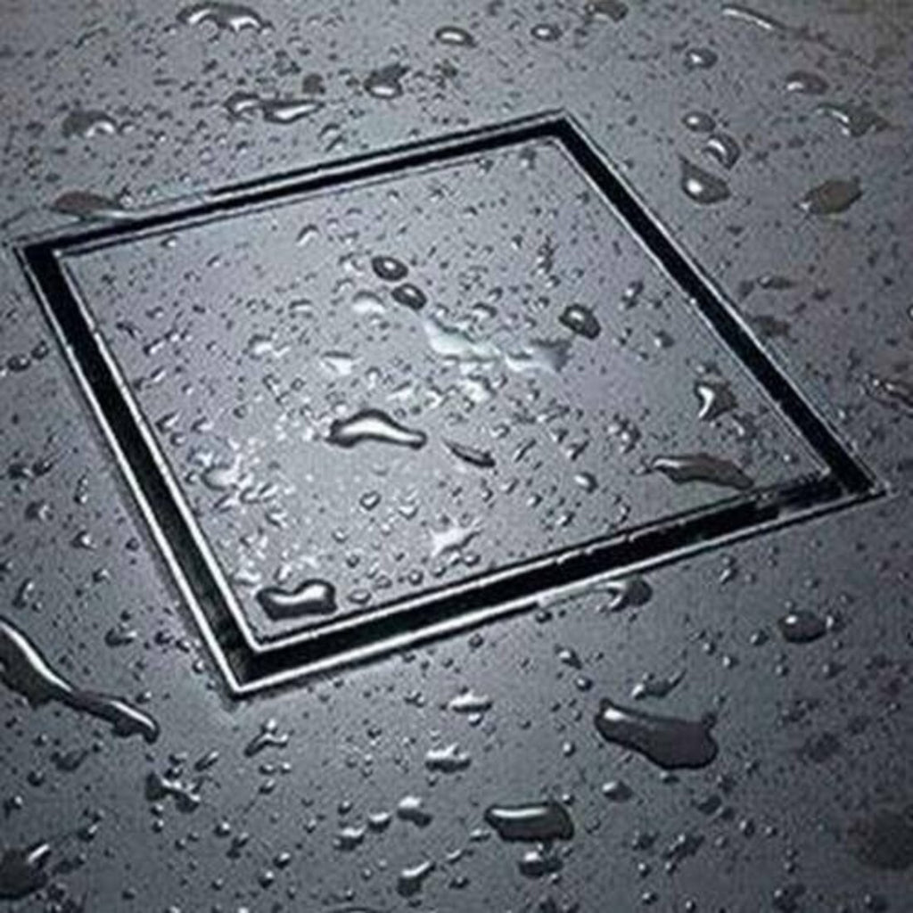 Marble Insert (304 Grade) Shower Drain Channel (5x5 Inches)