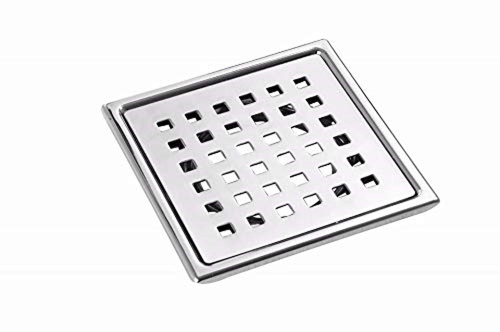 Pearl Square 304-Grade Floor Drain (5x5 Inches)