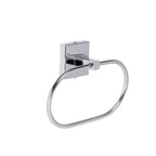 Square Concealed Stainless Steel (Oval) Towel Ring