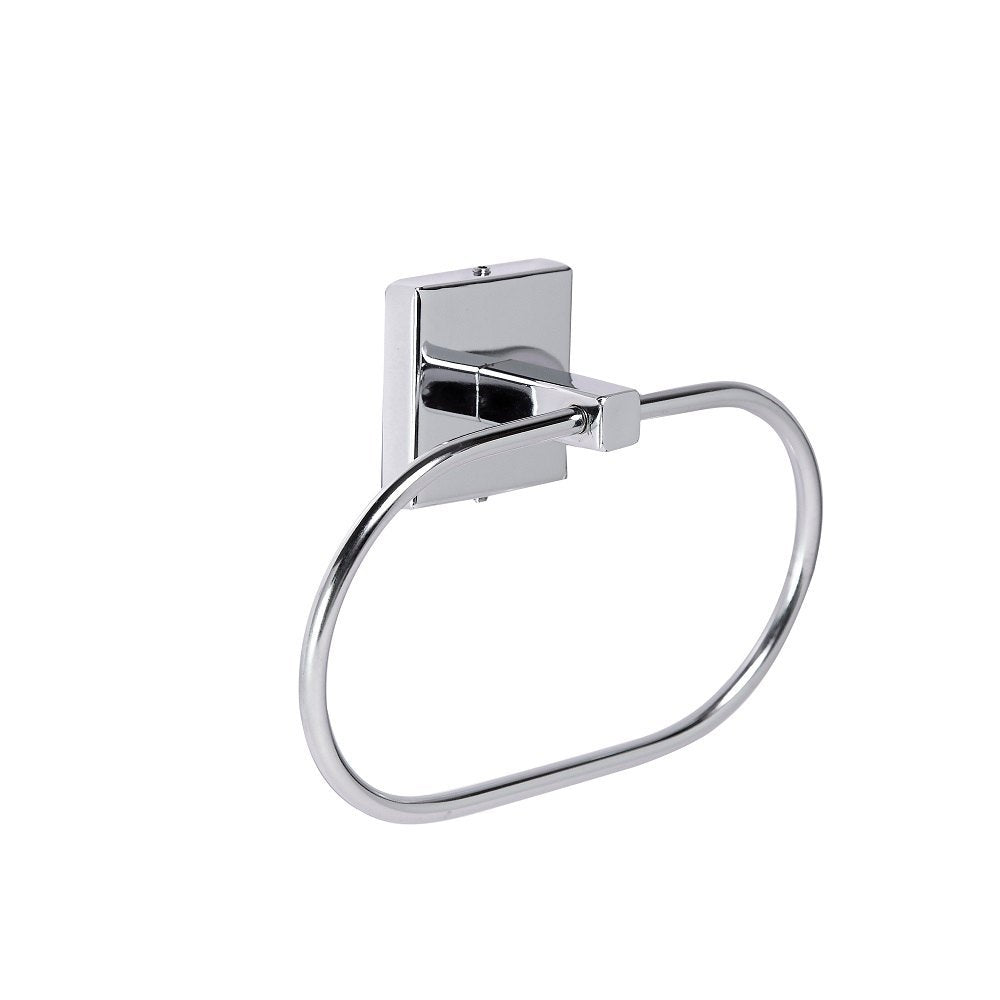 Square Concealed Stainless Steel (Oval) Towel Ring