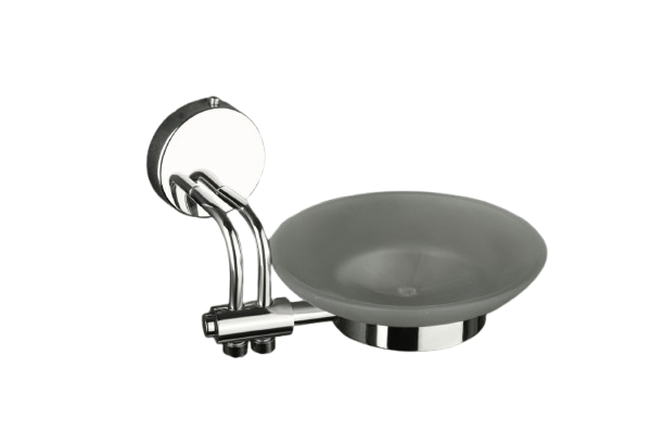 Rozar Stainless Steel (304 Grade) Soap Dish (Glass)